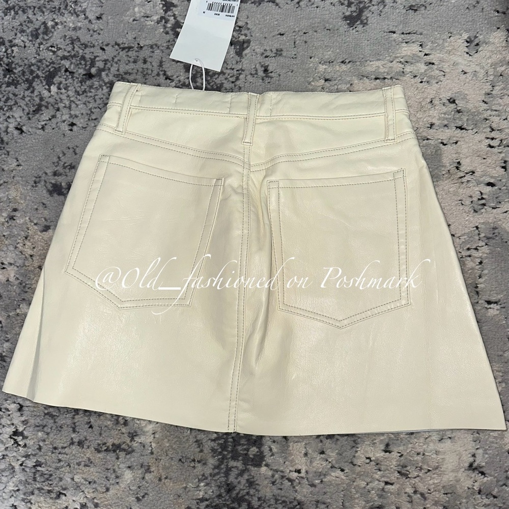 FRAME Leather Mini Skirt - Price Firm - Picture 6 of 10